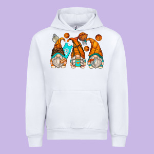 Basketball Gnomes Urban Hoodie Designed By Zillion Design Studio