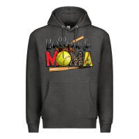Charcoal Heather ballpark mama softball Premium Hoodie - Zillion Design Studio
