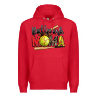 Red ballpark mama softball Premium Hoodie - Zillion Design Studio