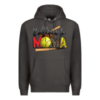 Smoke ballpark mama softball Premium Hoodie - Zillion Design Studio