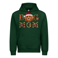 Forest Green Christmas Toy Poodle Dog Mom Urban Hoodie - RanaPortraitStore