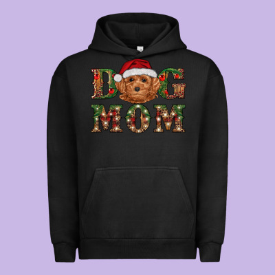 Urban Hoodie Christmas Toy Poodle Dog Mom
