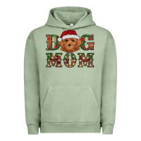 Pigment Oil Green Christmas Toy Poodle Dog Mom Urban Hoodie - RanaPortraitStore