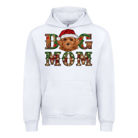 White Christmas Toy Poodle Dog Mom Urban Hoodie - RanaPortraitStore