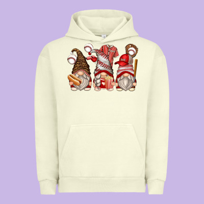 Baseball Gnomes Urban Hoodie Designed By Zillion Design Studio