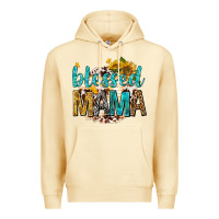 Pina Colada blessed mama with sunflowers Premium Hoodie - texasbilliewilder