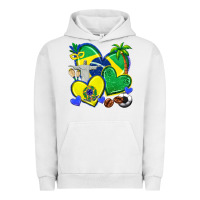 Pigment Lunar Rock brazil hearts Urban Hoodie - texasbilliewilder