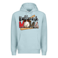 Blue Mist ballpark mama baseball Premium Hoodie - Zillion Design Studio