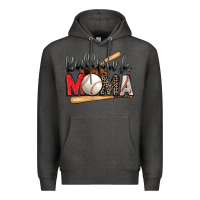 Charcoal Heather ballpark mama baseball Premium Hoodie - Zillion Design Studio