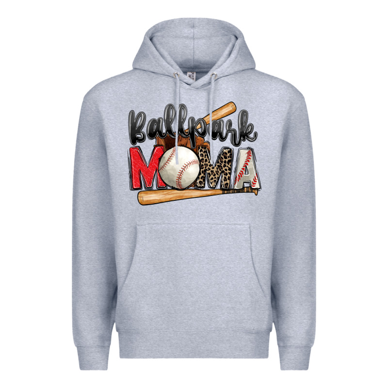 Ballpark Mama Baseball Premium Hoodie by Zillion Design Studio | Teevron