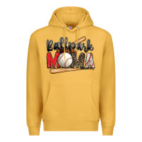Mustard ballpark mama baseball Premium Hoodie - Zillion Design Studio