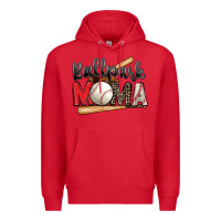Red ballpark mama baseball Premium Hoodie - Zillion Design Studio