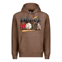 Chestnut ballpark mama baseball Premium Hoodie - Zillion Design Studio