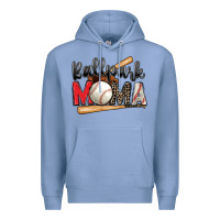 Colony Blue ballpark mama baseball Premium Hoodie - Zillion Design Studio