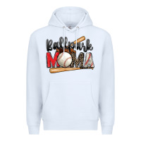 White ballpark mama baseball Premium Hoodie - Zillion Design Studio