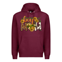 Burgundy boy mom Premium Hoodie - texasbilliewilder