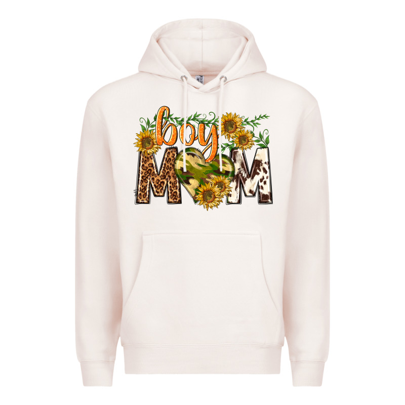 Boy Mom Premium Hoodie by texasbilliewilder | Teevron
