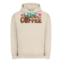 Pigment French Oak but first coffee Urban Hoodie - texasbilliewilder