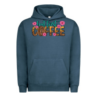 Pigment Midnight Navy but first coffee Urban Hoodie - texasbilliewilder