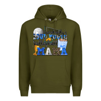 Army Green somebody's loud mouth volleyball mama Premium Hoodie - Zillion Design Studio