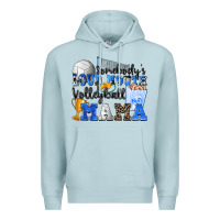 Blue Mist somebody's loud mouth volleyball mama Premium Hoodie - Zillion Design Studio