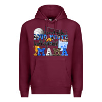 Burgundy somebody's loud mouth volleyball mama Premium Hoodie - Zillion Design Studio