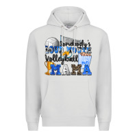 Dove Grey somebody's loud mouth volleyball mama Premium Hoodie - Zillion Design Studio
