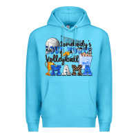 Ocean Blue somebody's loud mouth volleyball mama Premium Hoodie - Zillion Design Studio