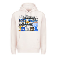 Pale Pink somebody's loud mouth volleyball mama Premium Hoodie - Zillion Design Studio