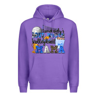 Purple somebody's loud mouth volleyball mama Premium Hoodie - Zillion Design Studio