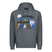 Rock somebody's loud mouth volleyball mama Premium Hoodie - Zillion Design Studio