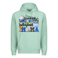 Seafoam somebody's loud mouth volleyball mama Premium Hoodie - Zillion Design Studio