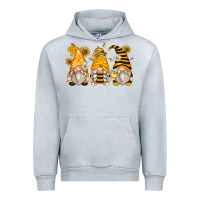 Heather Grey bumble bee gnomes Urban Hoodie - Zillion Design Studio
