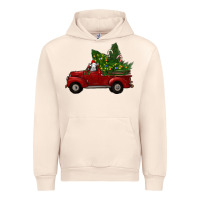 Sandshell Christmas Farm Truck With Baby Sheep Urban Hoodie - RanaPortraitStore