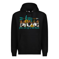 Black boy mom from son up to son down  western Premium Hoodie - texasbilliewilder