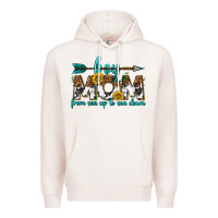 Pale Pink boy mom from son up to son down  western Premium Hoodie - texasbilliewilder