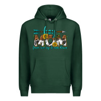 Sports Green boy mom from son up to son down  western Premium Hoodie - texasbilliewilder