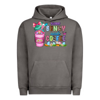 Pigment Tornado some bunny needs coffee with gnomes Urban Hoodie - Zillion Design Studio