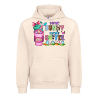 Sandshell some bunny needs coffee with gnomes Urban Hoodie - Zillion Design Studio