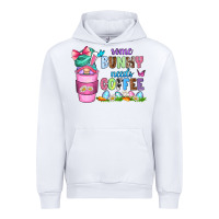White some bunny needs coffee with gnomes Urban Hoodie - Zillion Design Studio