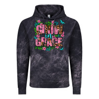 Cloud Black grow in grace Vintage Hoodie - AdoDesignShop