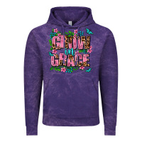 Cloud Purple grow in grace Vintage Hoodie - AdoDesignShop