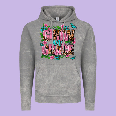 Grow In Grace Vintage Hoodie Designed By Adodesignshop