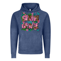 Vintage Denim grow in grace Vintage Hoodie - AdoDesignShop