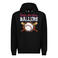 Black busy raising ballers baseball Premium Hoodie - texasbilliewilder