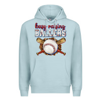 Blue Mist busy raising ballers baseball Premium Hoodie - texasbilliewilder