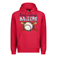Cardinal busy raising ballers baseball Premium Hoodie - texasbilliewilder