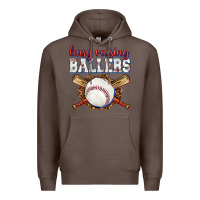 Coffee busy raising ballers baseball Premium Hoodie - texasbilliewilder
