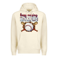 Sandshell busy raising ballers baseball Premium Hoodie - texasbilliewilder