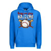 Busy Raising Ballers Baseball Premium Hoodie | Teevron